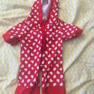 Build-A-Bear Red Heart Hoodie Outfit